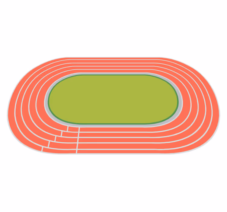 Gençlik atletizm genç için vinil halı - TenStickers