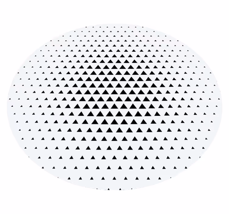 üçgenler ile minimalist vinil halı - TenStickers