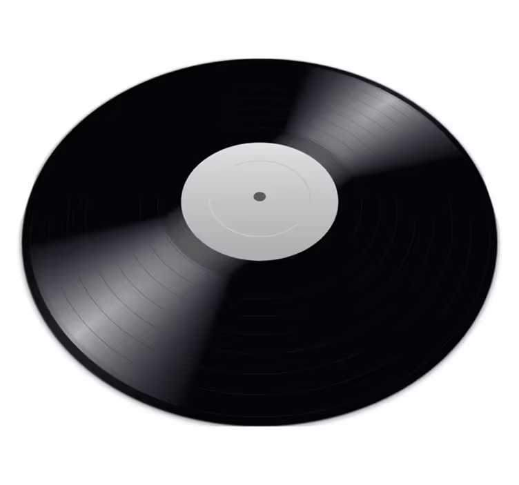 Vinil plak bağbozumu vinil halı - TenStickers