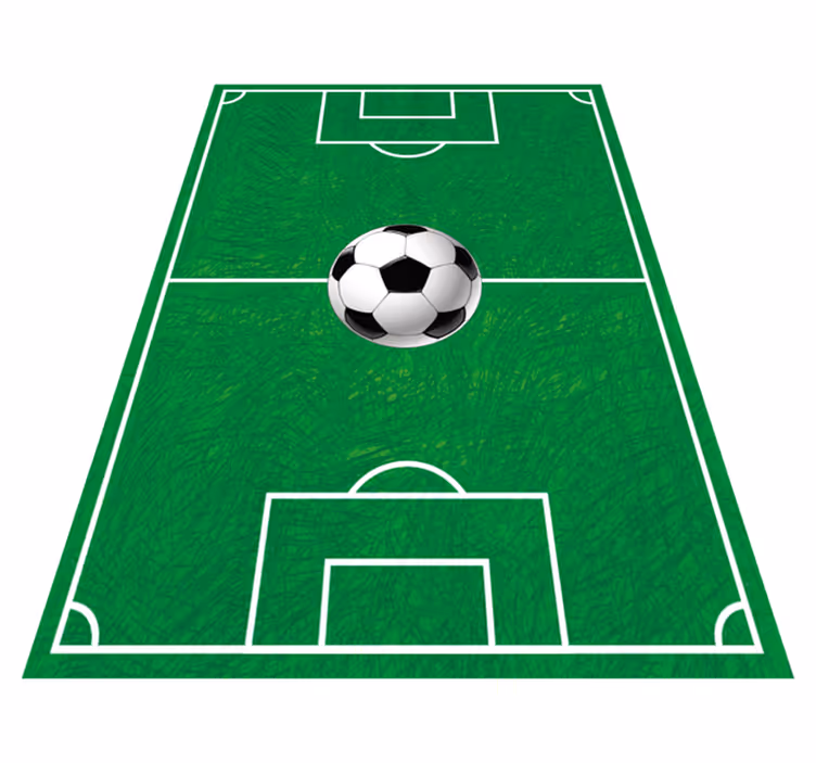 Futbol sahası genç vinil halı - TenStickers
