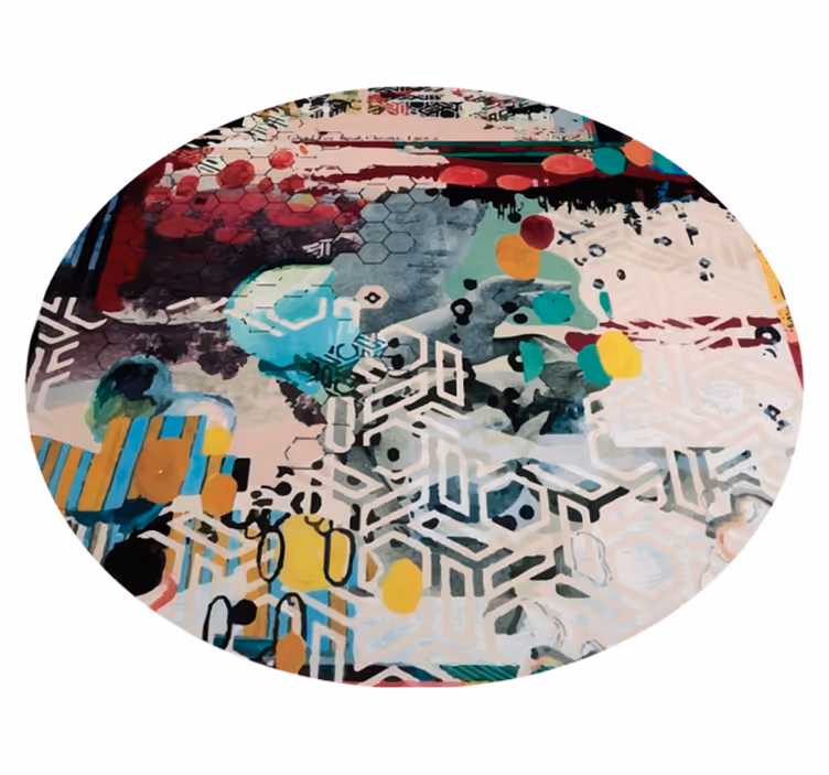 Kentsel sanat modern vinil halı karışımı - TenStickers