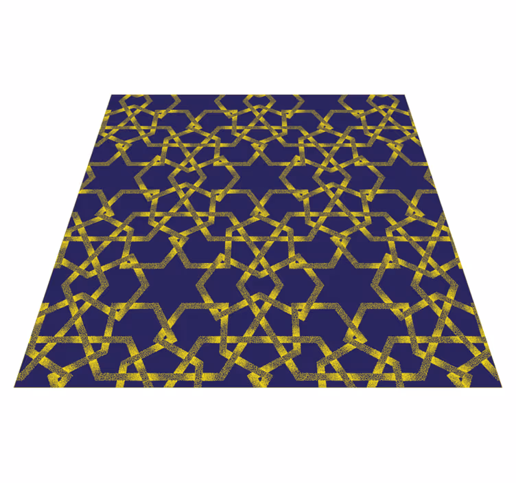Geometrik banyo aksanı banyo pvc halı - TenStickers