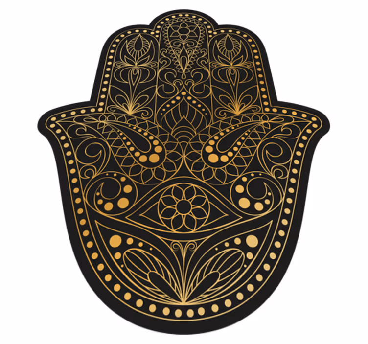 Fatma el mandala vinil halı - TenStickers