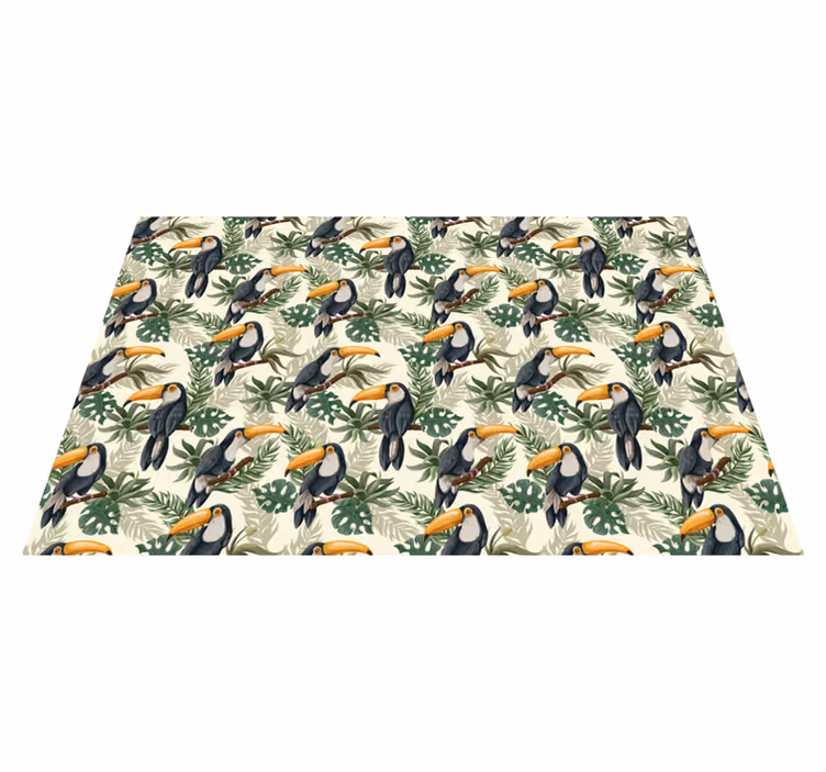 Toucan cennet hayvan vinil halı - TenStickers