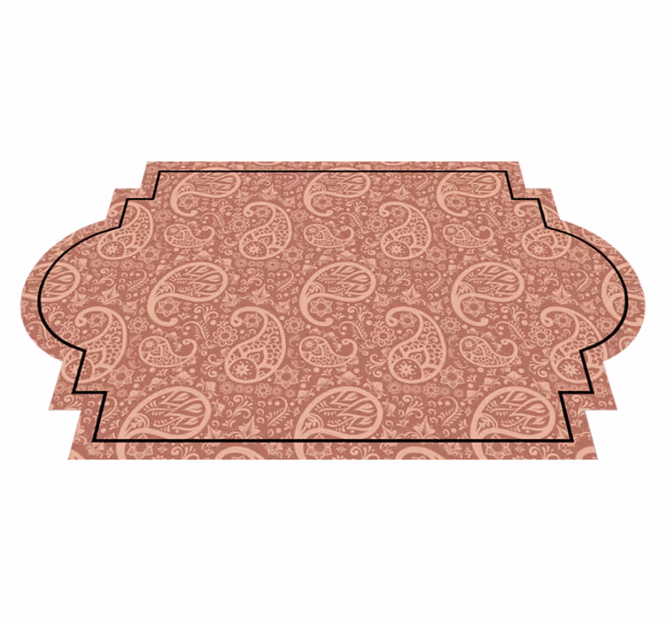 Desenli desen giriş holü vinil halı - TenStickers