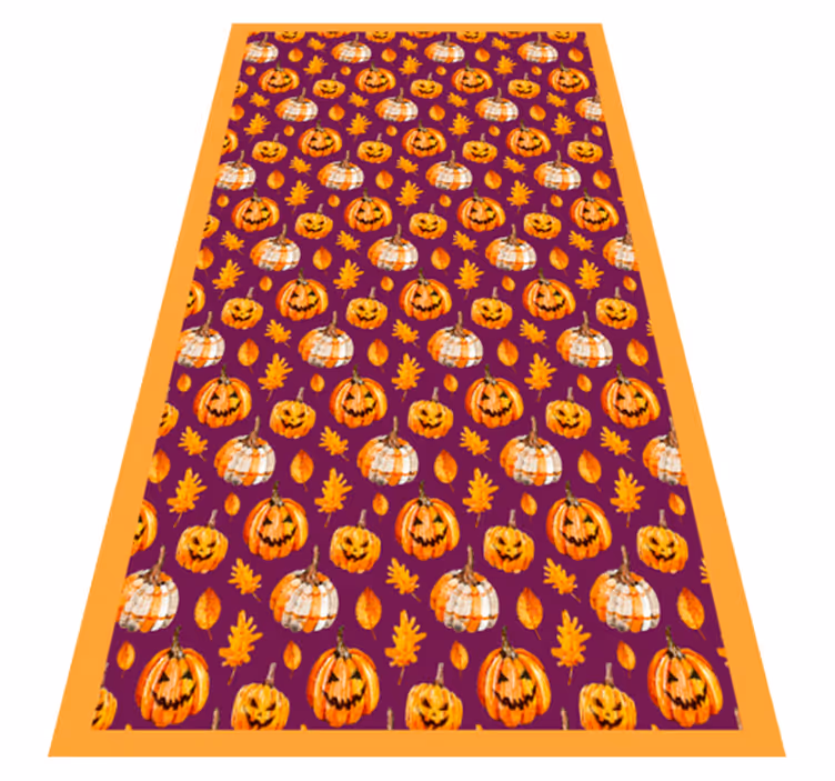 Kabak cadılar bayramı vinil kilim - TenStickers