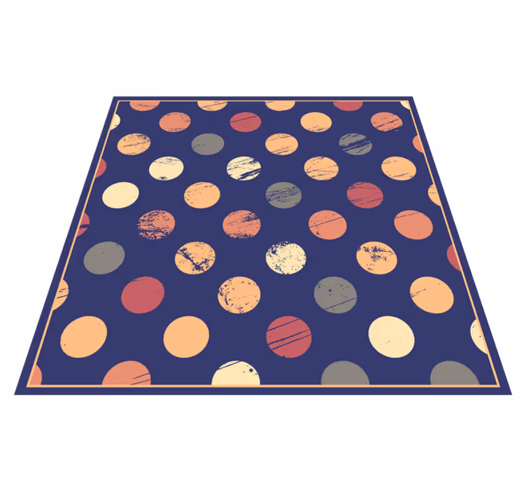 Mavi arka plan withcircles vinil halı - TenStickers