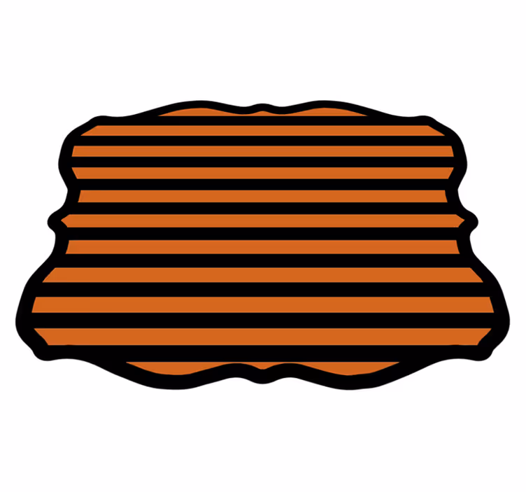 Cadılar bayramı renkleri yatay cadılar bayramı kilim - TenStickers
