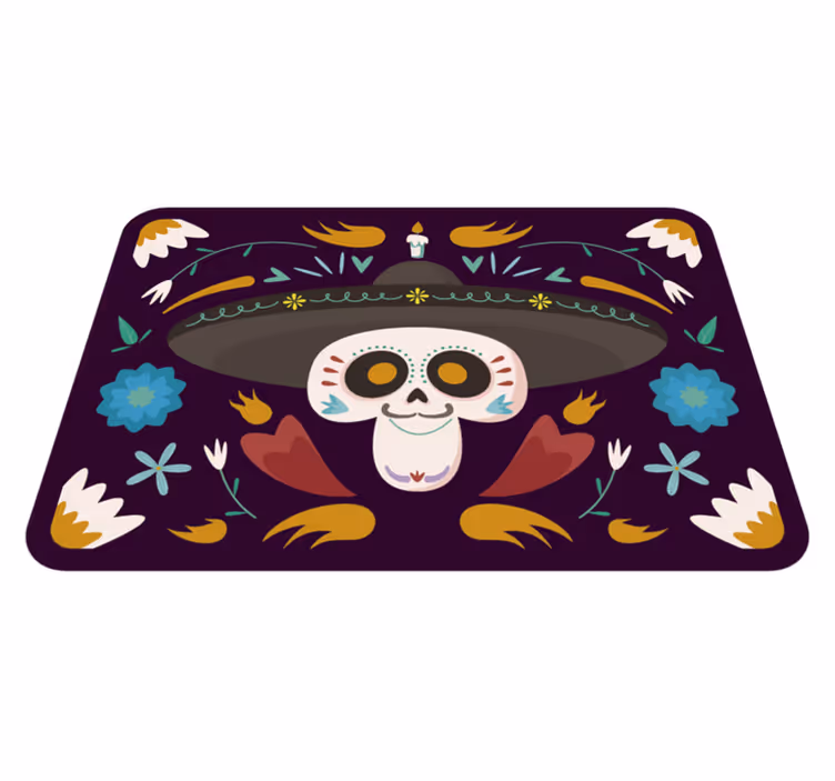Meksika tarzı cadılar bayramı kilim - TenStickers