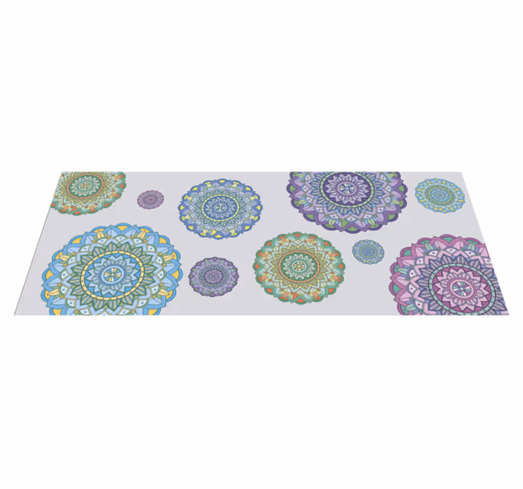 Mandala daire mandala kilim - TenStickers