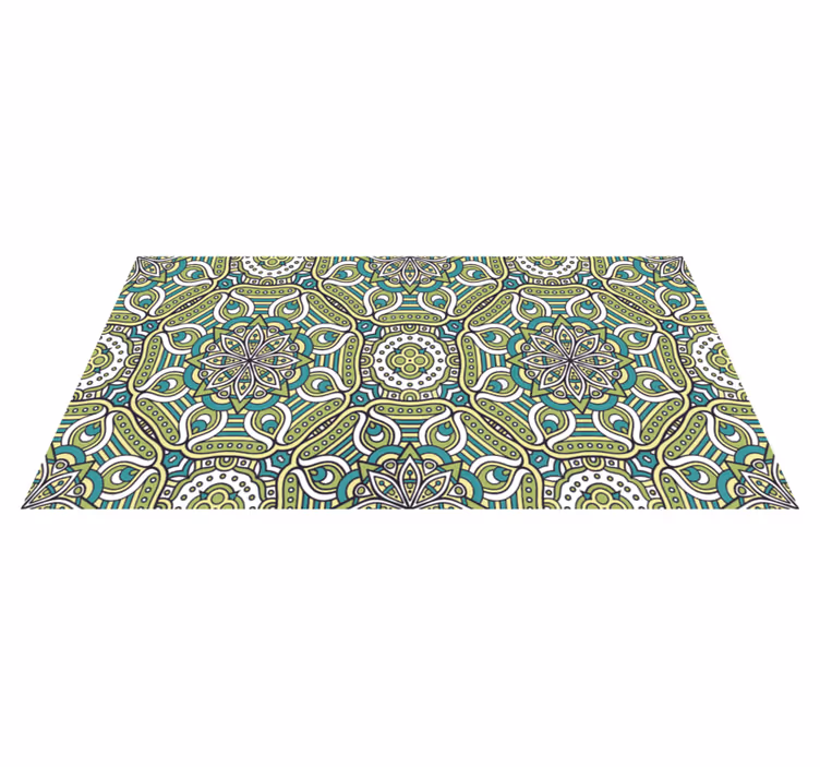 Mandala desenli mandala pvc halı - TenStickers