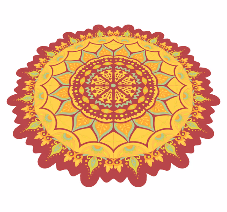 Mandala kiliminde yaz - TenStickers