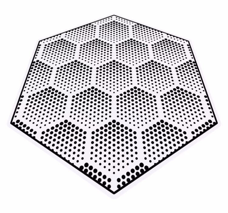Nokta figürler geometrik kilimler - TenStickers