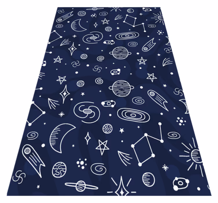 Whitin the space çocuklar vinil kilim - TenStickers
