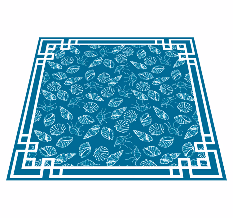 Deniz kabuğu hayvanlar hayvan kilim - TenStickers