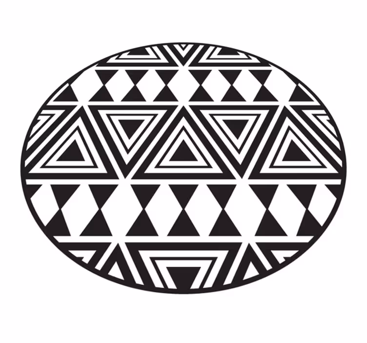 Sinirli elmas modern vinil halı - TenStickers