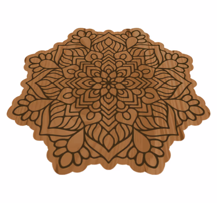 Mandala karmaşıklığı mandala pvc halı - TenStickers