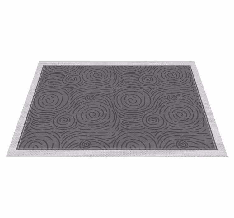 Gri swirls doku vinil halı - TenStickers