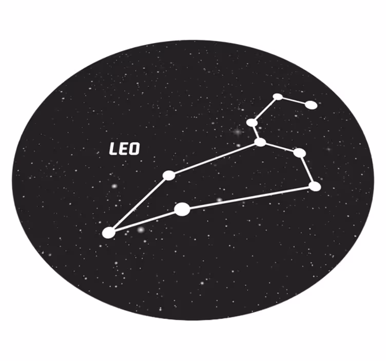 Takımyıldızı astronomisi yıldızlar pvc halı - TenStickers
