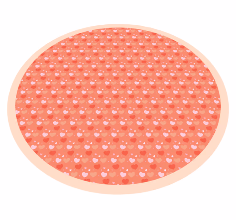 Puantiyeli daire bebek pvc halı - TenStickers