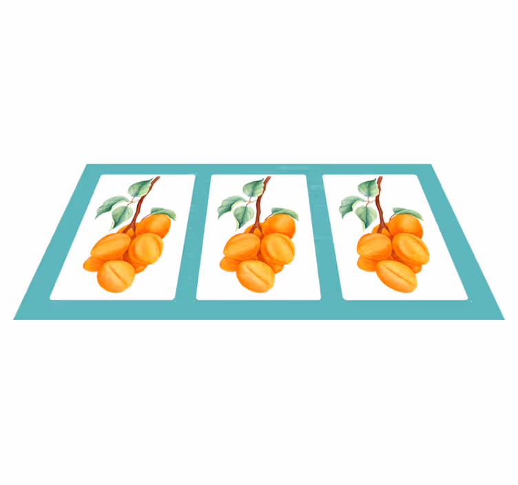 Retro kayısı doğa halı tasarımı - TenStickers