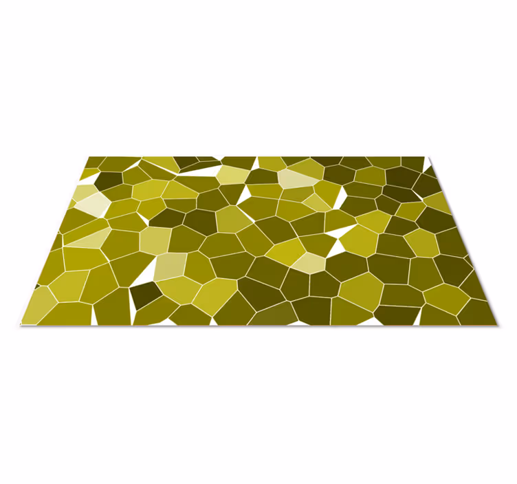 Geometrik mutfak mutfak pvc halı - TenStickers