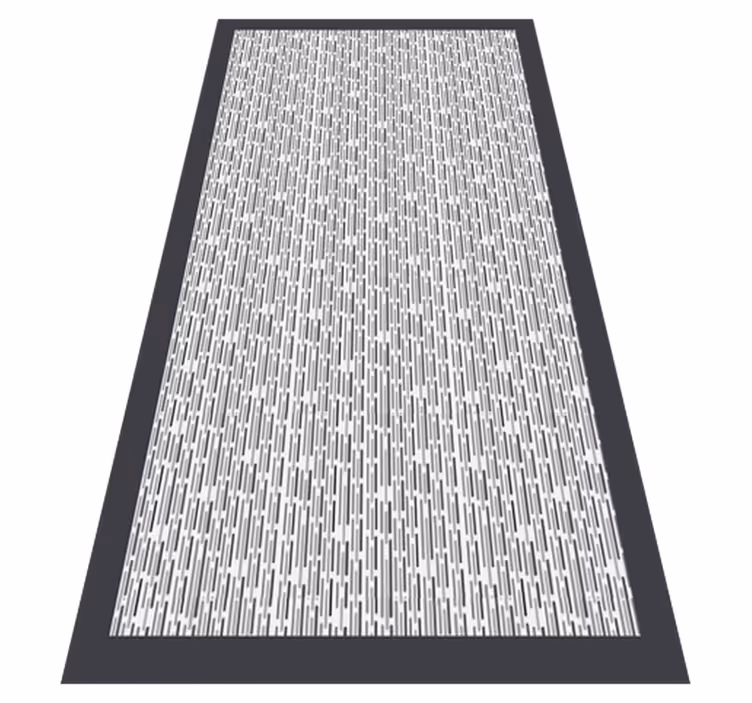Koyu gri ipler minimal kilim - TenStickers