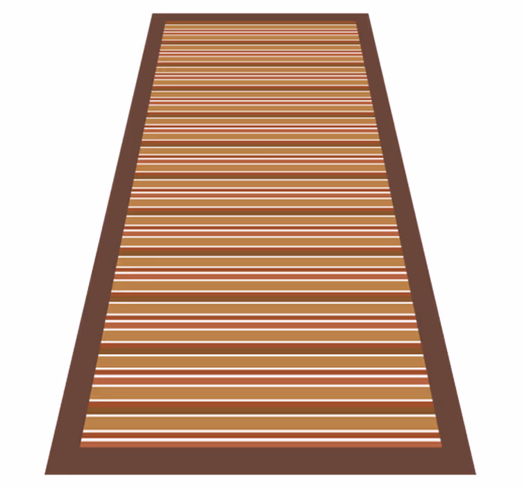 çizgili motif çizgili pvc halı - TenStickers