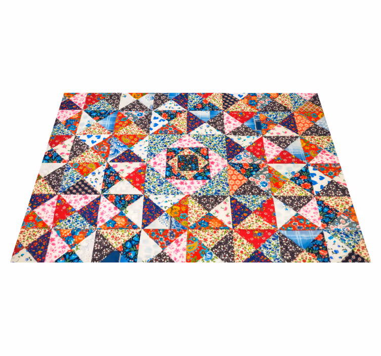 Türk patchwork etnik halı - TenStickers