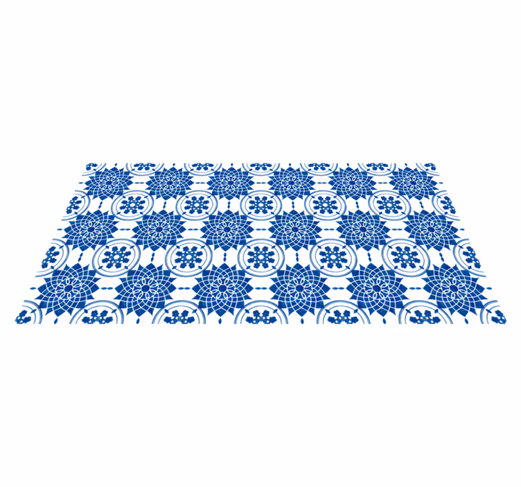 Illüstrasyon fayans modern kilim - TenStickers