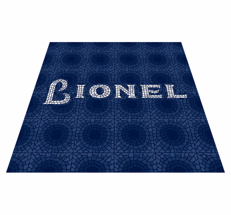 özelleştirilmiş geotexture isimlerle pvc halı - TenStickers