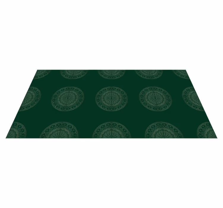 Mandala motifli tasarım mandala pvc halı - TenStickers