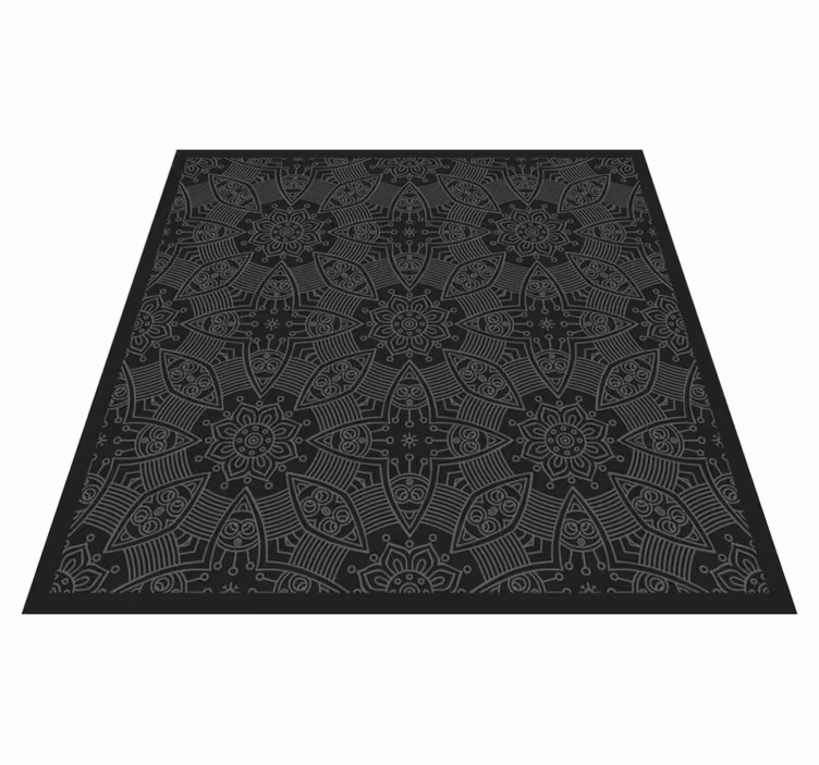 Karmaşık mandala desenleri mandala pvc halı - TenStickers