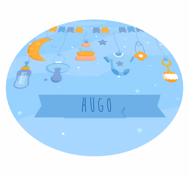 özelleştirilmiş kreş dekoru bebek pvc halı - TenStickers