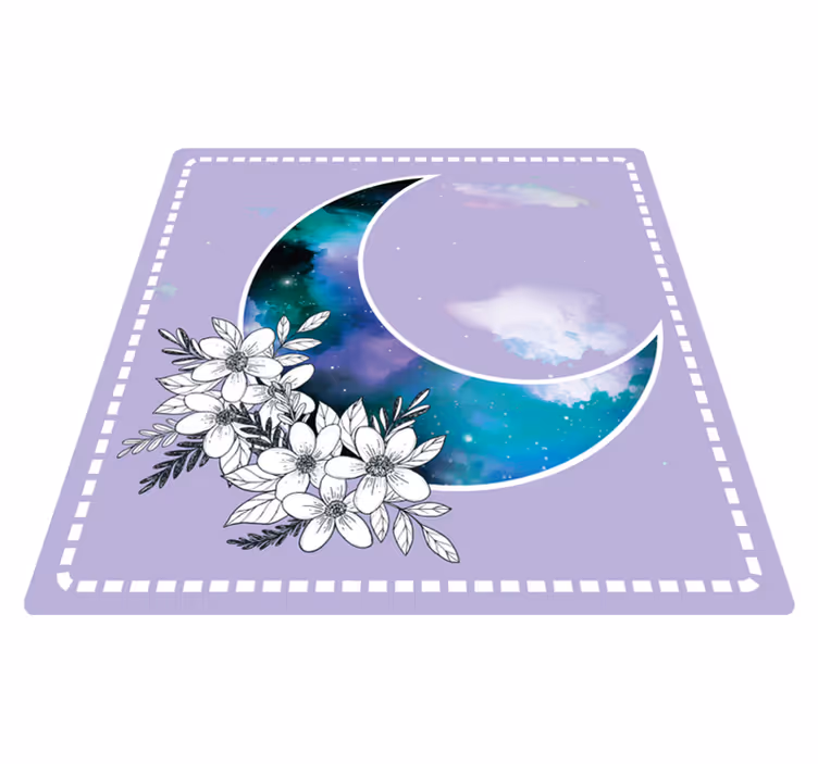 Suluboya galaksi yatak odası halısı - TenStickers