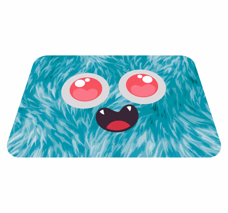 Sevimli anime canavar çocuklar vinil halı - TenStickers