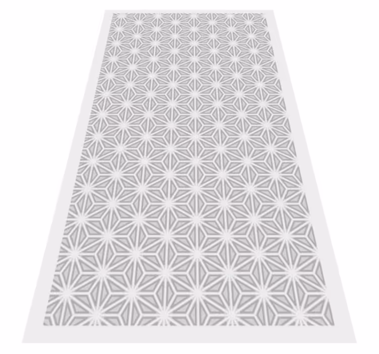 Geometrik desen vurgusu geometrik pvc halı - TenStickers