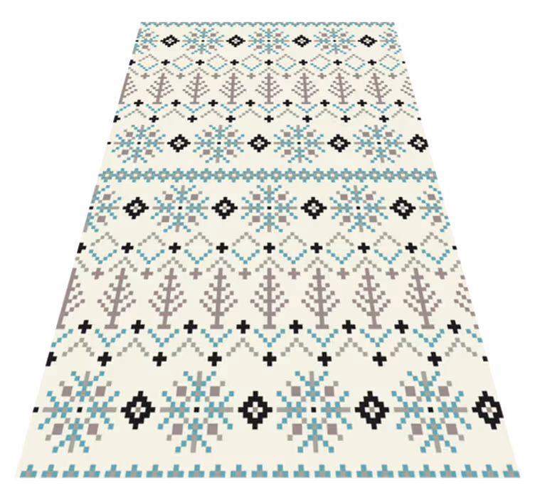 Geleneksel nordic design nordic halı - TenStickers