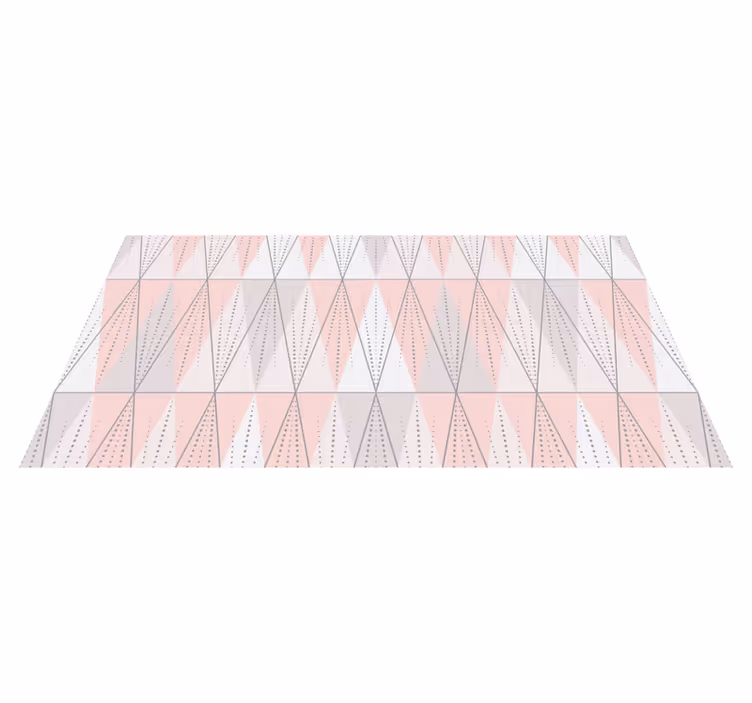 Geometrik doğrusallık geometrik pvc halı - TenStickers