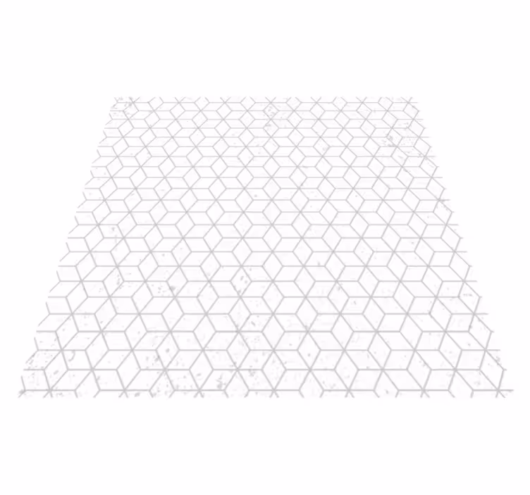 Nordic hexagons nordic halı - TenStickers