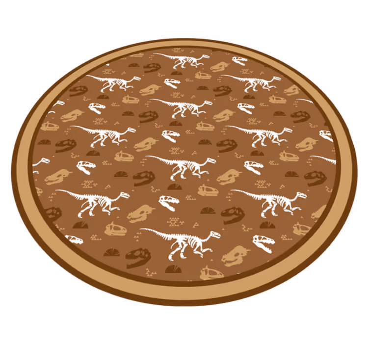 Dinozor motifleri pvc halı - TenStickers