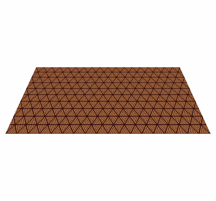 Geometrik dokulu yüzey doku pvc halı - TenStickers