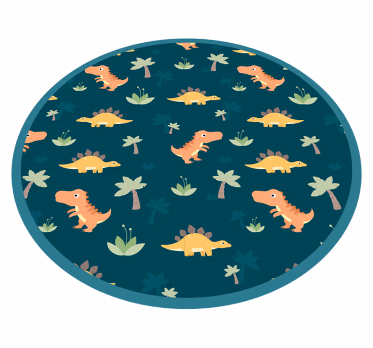 Dinozor mermisi çocukta pvc halı - TenStickers