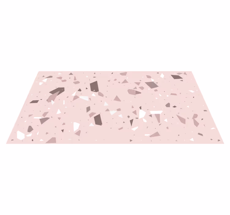 Geometrik mozaik geometrik pvc halı - TenStickers