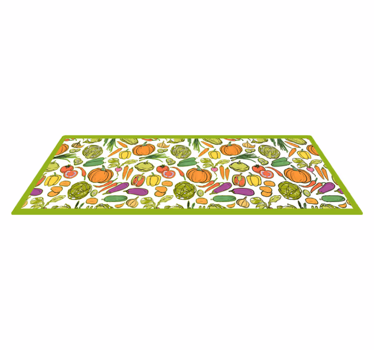 Meyve ve sebze mutfak vinil kilim - TenStickers
