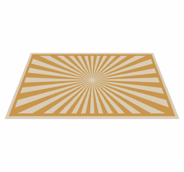 Sunburst halısı modern tasarım - TenStickers