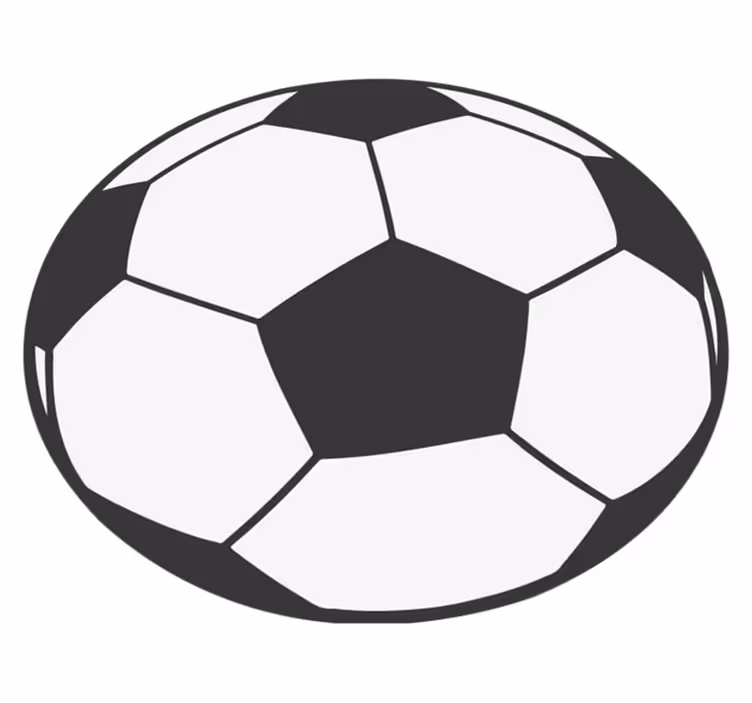 Futbol topu çocuklar vinil halı - TenStickers