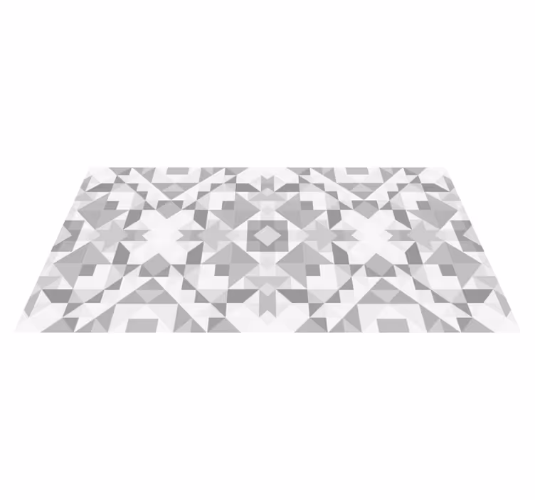 Geometrik soyut geometrik pvc halı - TenStickers