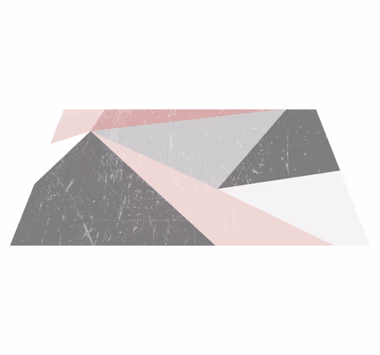 Geometrik pvc halı - geometrik Şekiller Üst Üste - TenStickers