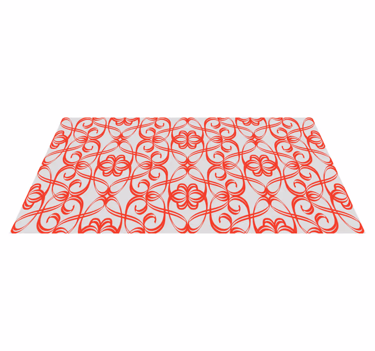 Girdaplı karmaşıklık geometrik pvc halı - TenStickers